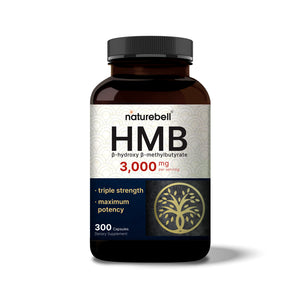 HMB Capsules 3,000mg Per Serving, 300 Capsules Per Bottle